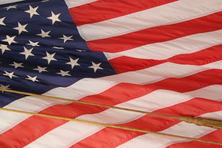Patriotic flagの写真素材