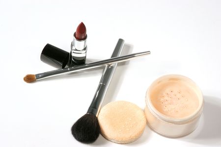 Make-up and brushesの写真素材
