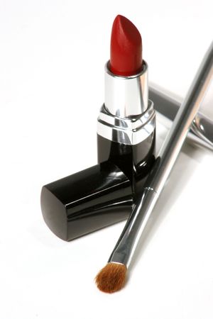 red lipstickの写真素材