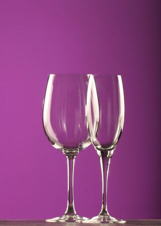 wine glassesの写真素材