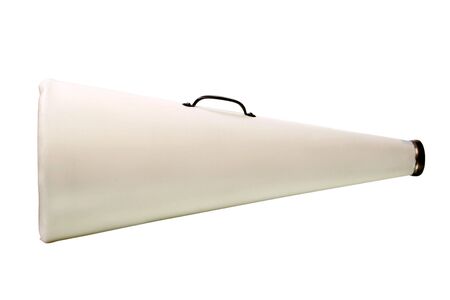 cheerleader megaphone with white copy space to get your message acrossの写真素材
