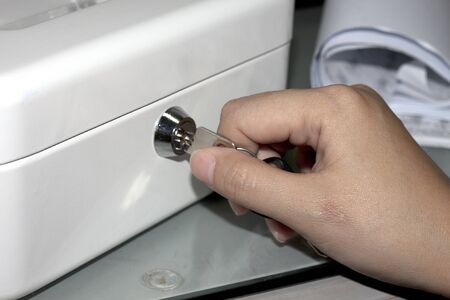 hand and the keyのeditorial素材