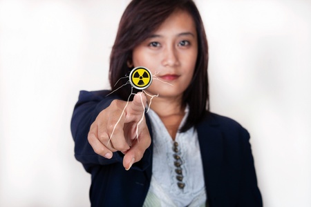  female hand businessの写真素材