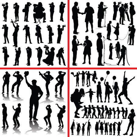 people mixのイラスト素材