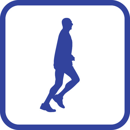 runner vector iconのイラスト素材