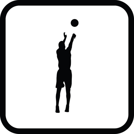basketball playerのイラスト素材