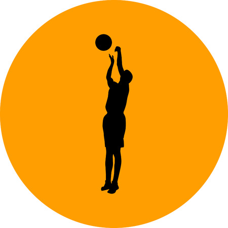 basketball playerのイラスト素材