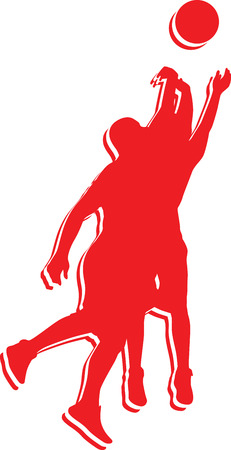 basketball playerのイラスト素材