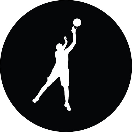 basketball playerのイラスト素材