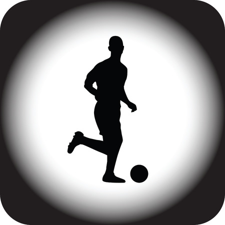 soccer playerのイラスト素材