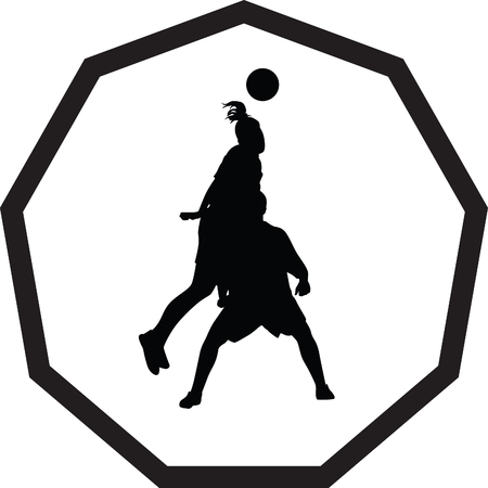 woman soccer playerのイラスト素材