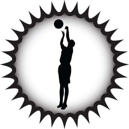 basketball playerのイラスト素材
