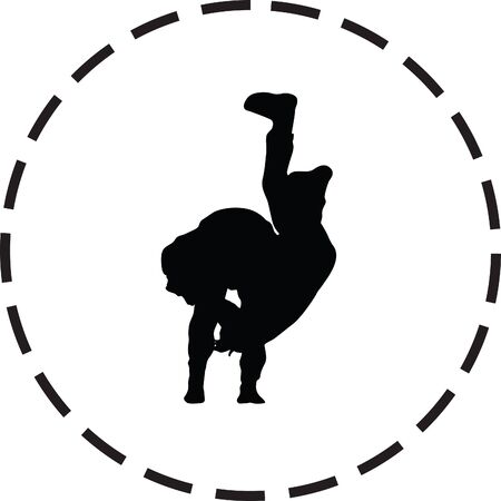 judo martial artのイラスト素材