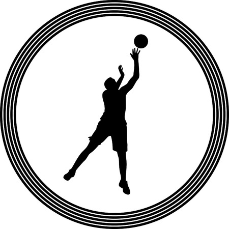 basketball playerのイラスト素材