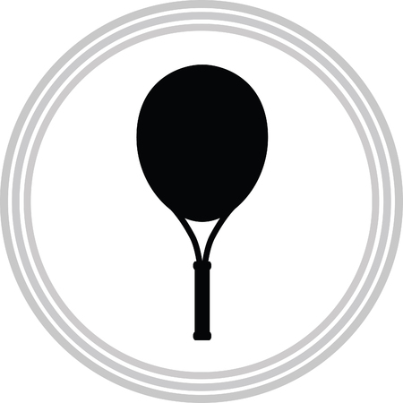 girl play tennisのイラスト素材