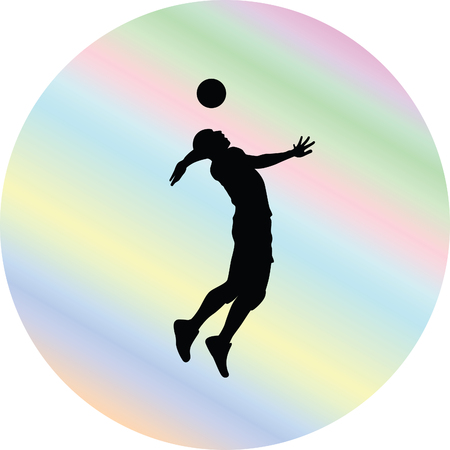 volleyballのイラスト素材