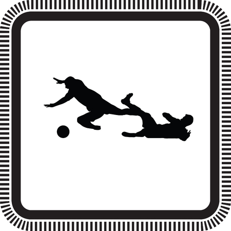 soccer playerのイラスト素材