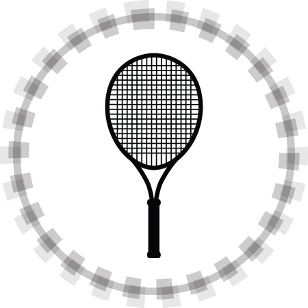 tennis racketのイラスト素材