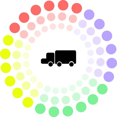 truck vector iconのイラスト素材