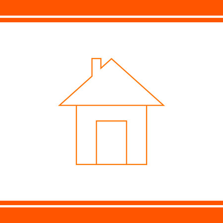 house vector iconのイラスト素材