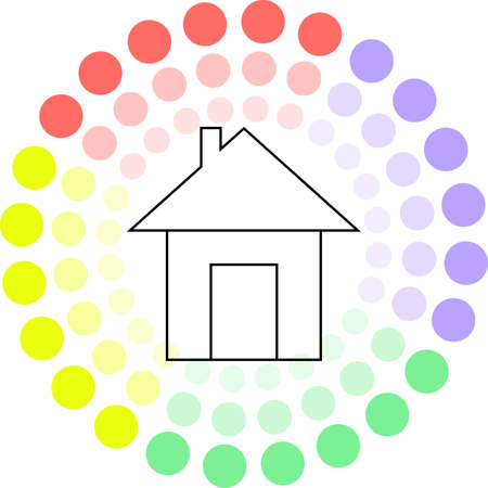 house vector iconのイラスト素材