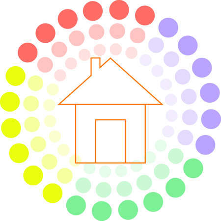 house vector iconのイラスト素材