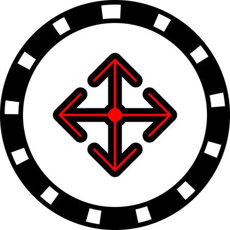 arrow move vector icon