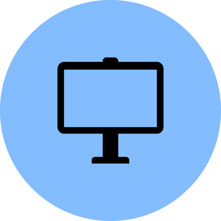 computer screen vector iconのイラスト素材