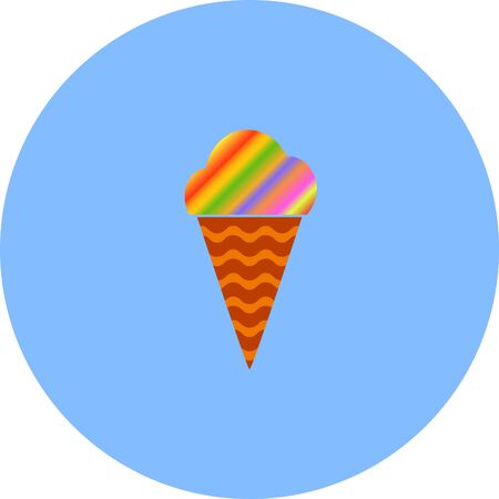 ice cream vector iconのイラスト素材