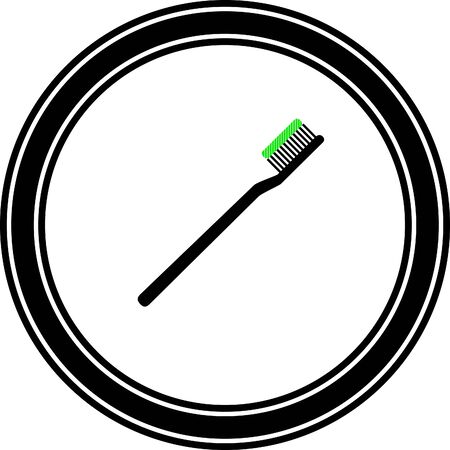 toothbrush vector iconのイラスト素材
