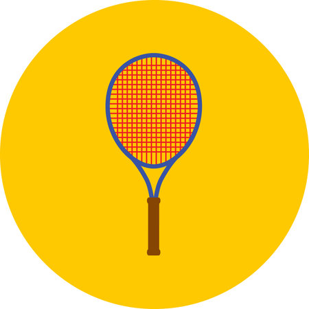 tennis racketのイラスト素材