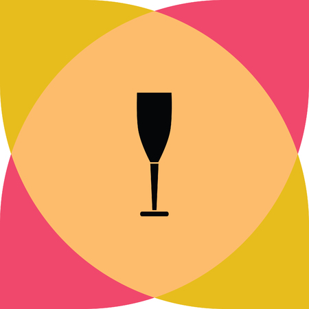 drinking glass vector iconのイラスト素材