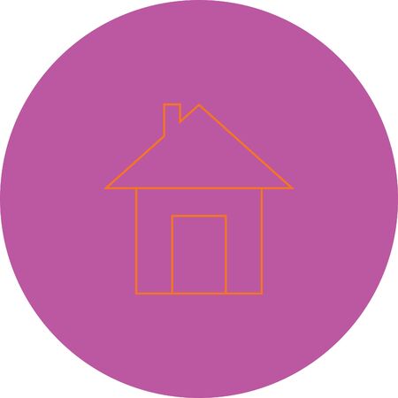 house vector iconのイラスト素材