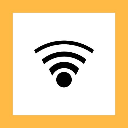 wifi vector iconのイラスト素材