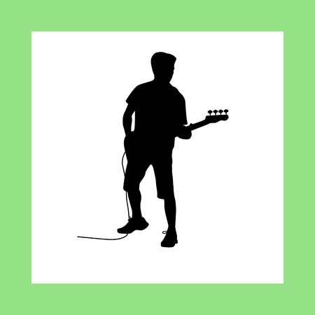 guitaristのイラスト素材