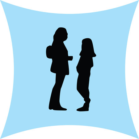 mother and kidのイラスト素材