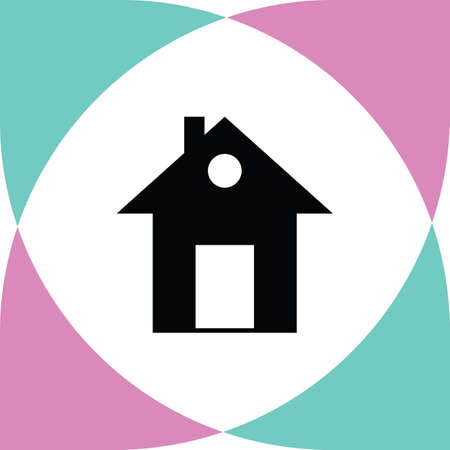 house vector iconのイラスト素材
