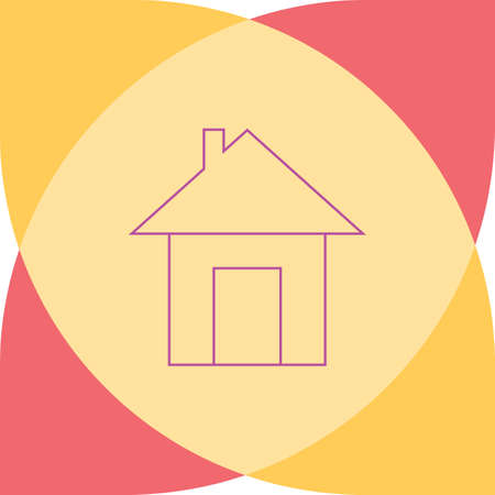 house vector iconのイラスト素材