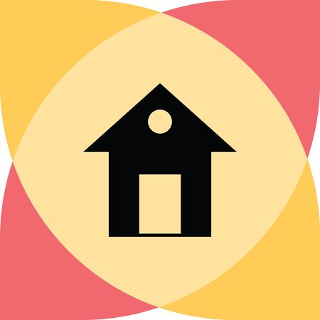 house vector iconのイラスト素材