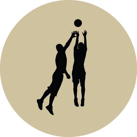 basketball playerのイラスト素材