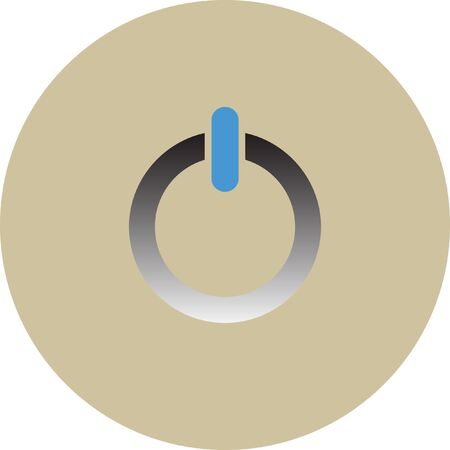 power button vector iconのイラスト素材