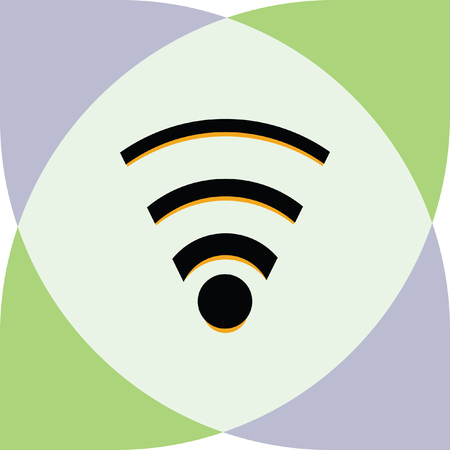 wifi vector iconのイラスト素材