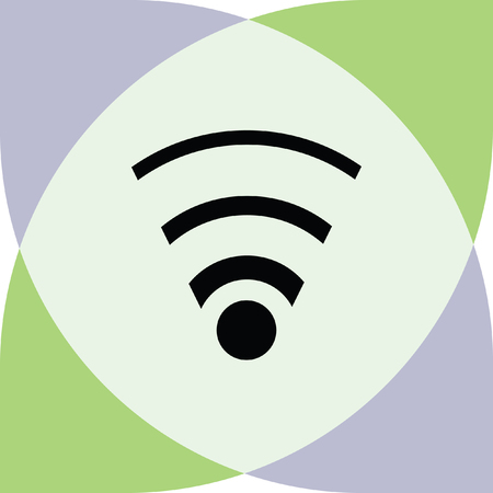 wifi vector iconのイラスト素材