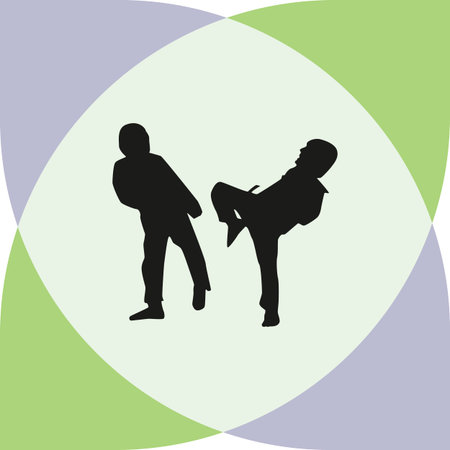 taekwondoのイラスト素材