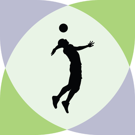 volleyballのイラスト素材