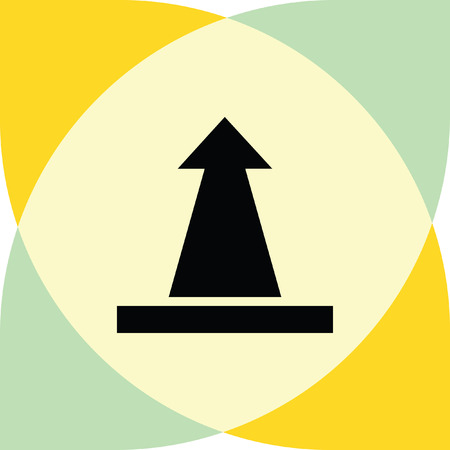 upload icon buttonのイラスト素材