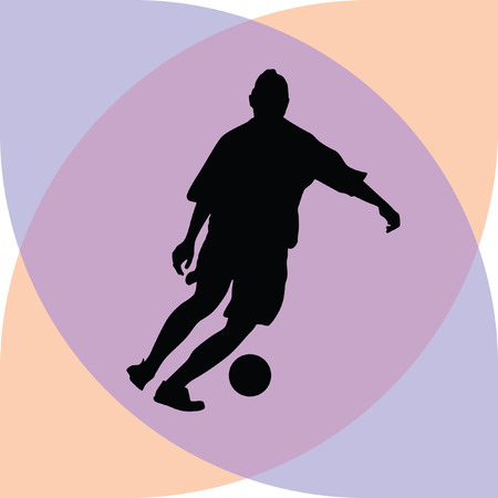 woman soccer playerのイラスト素材