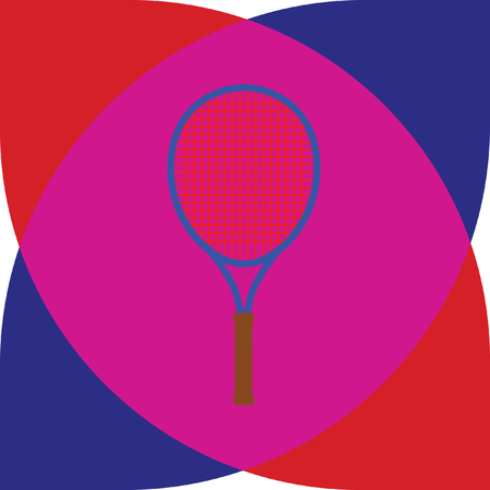 tennis racketのイラスト素材