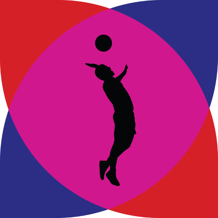 volleyballのイラスト素材