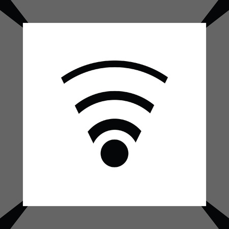 wifi vector iconのイラスト素材